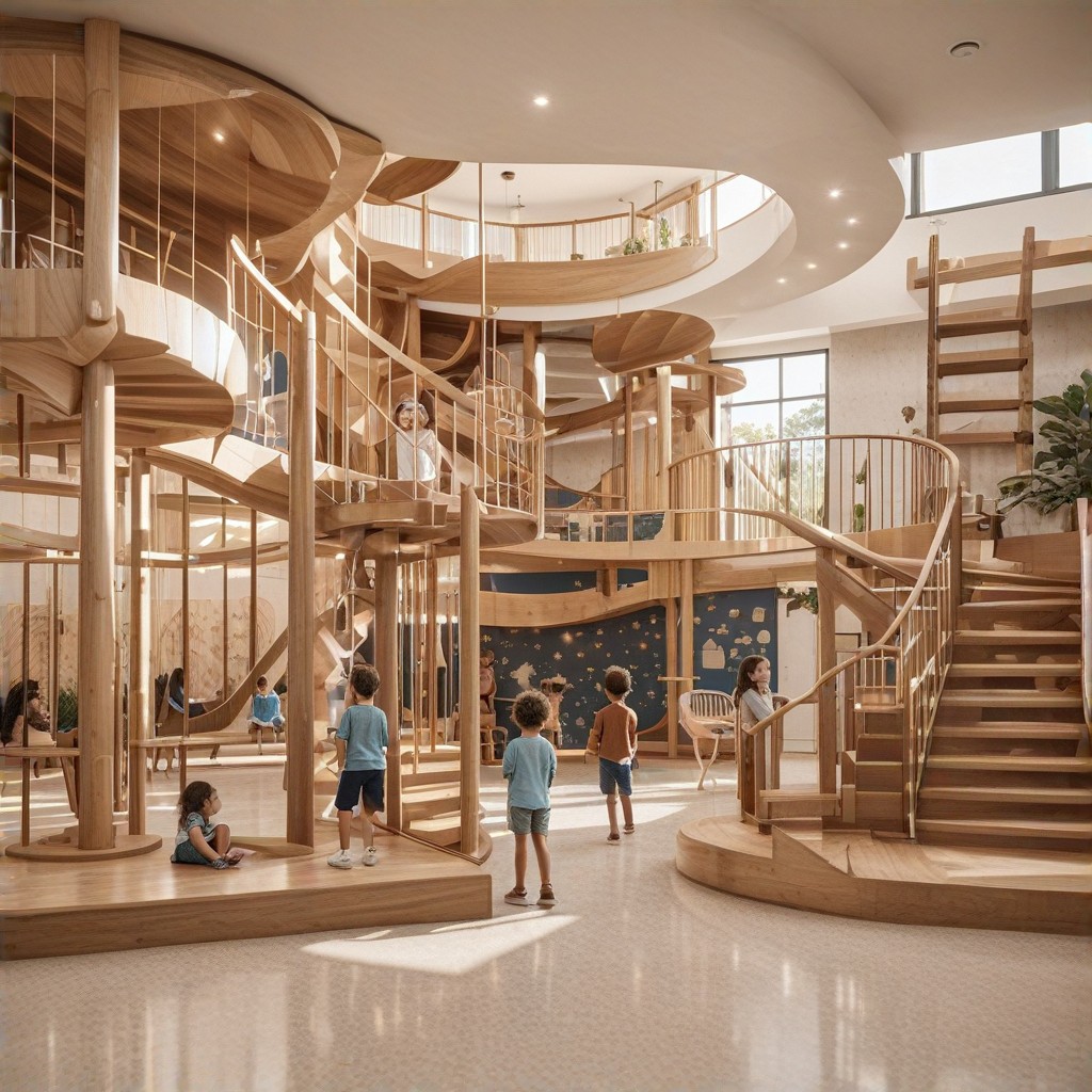 A heartwarming scene of diverse families joyfully interacting within BDV Empresas playground, filled with laughter and colorful attractions, showcasing positive experiences and visitor satisfaction, bright daylight, clear focus, (family-friendly:1.2), (playful atmosphere:1.1), modern design, no visible logos or branding besides subtle BDV Empresas elements, eliminating any distracting elements.